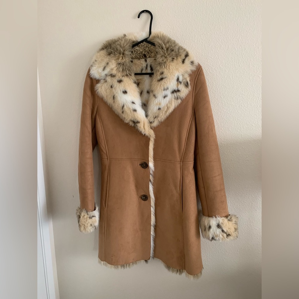 Women’s faux suede coat